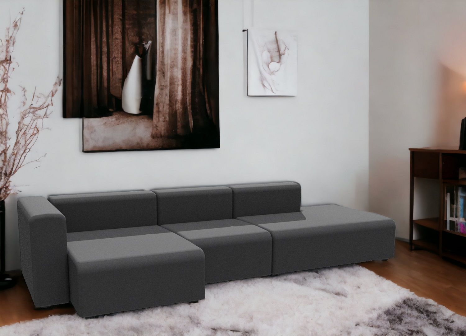 Mags Sofa 3 Seater Combination 4 Hay