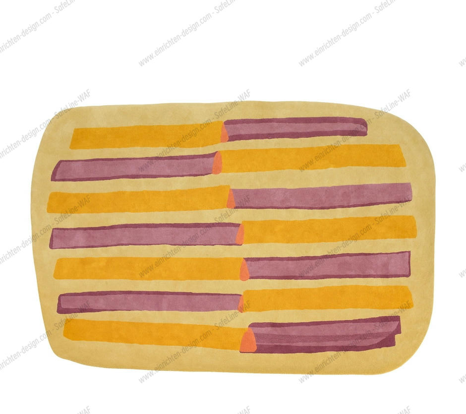Parays Rug yellow-violett Kartell