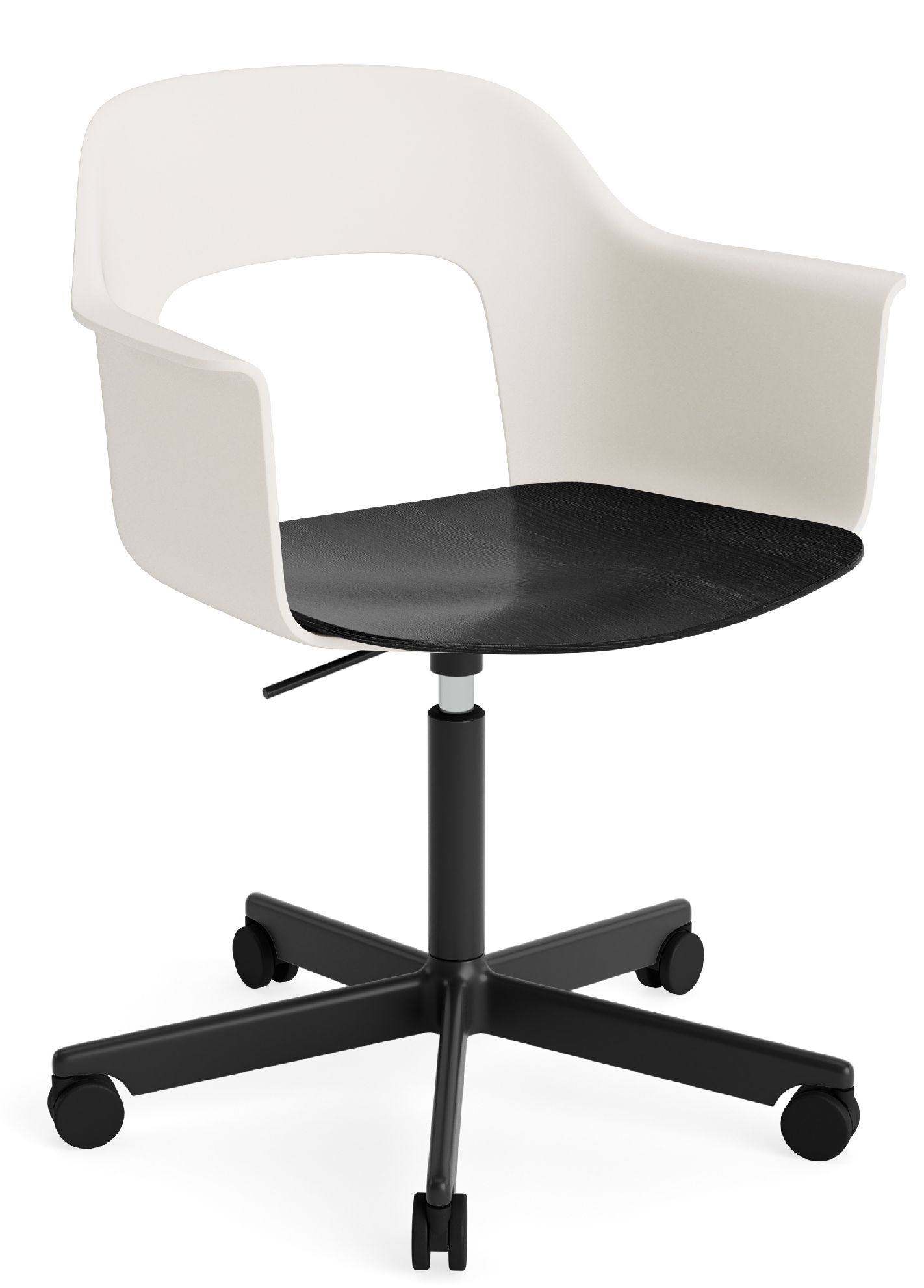 Layout Armchair 242 Armchair 4-star base gas lift with swivel function Hay