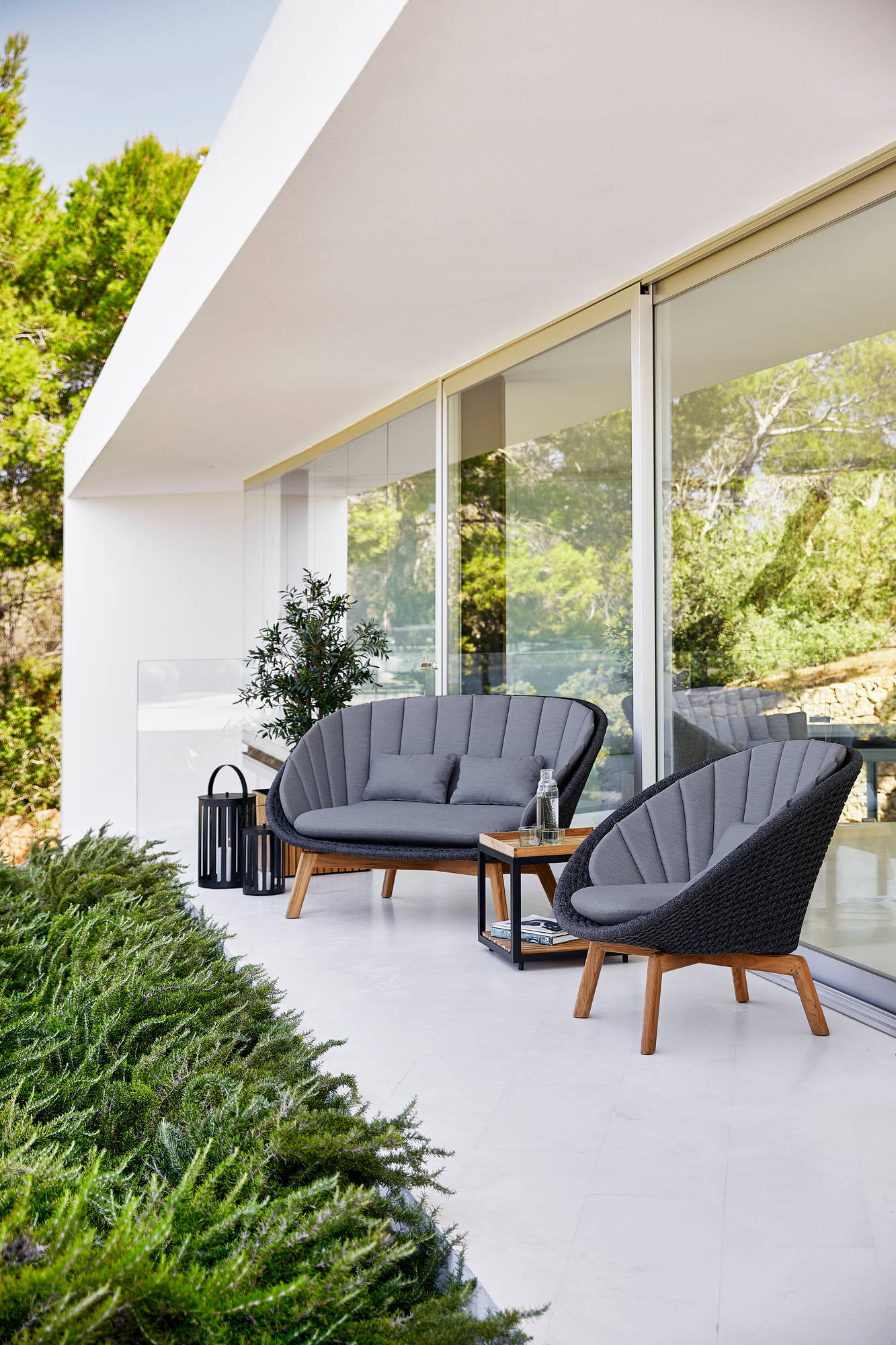 Peacock Outdoor Cushion set for 2-seater Sofa Cane-Line