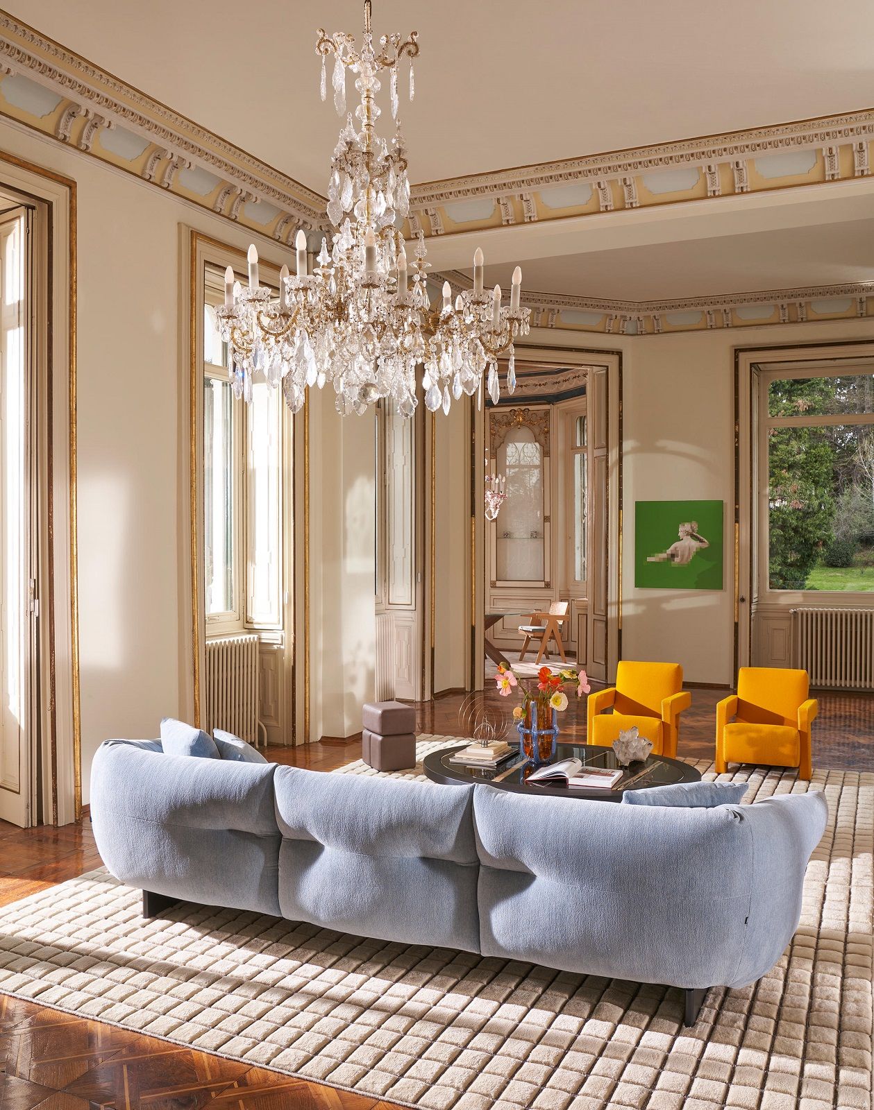 Moncloud linear Sofa Cassina