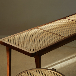 Le Roi Bench Dark Smoked Oak NORR11