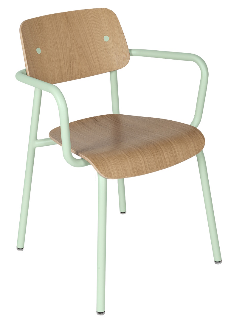 Study Bridge oak armchair Outdoor Fermob