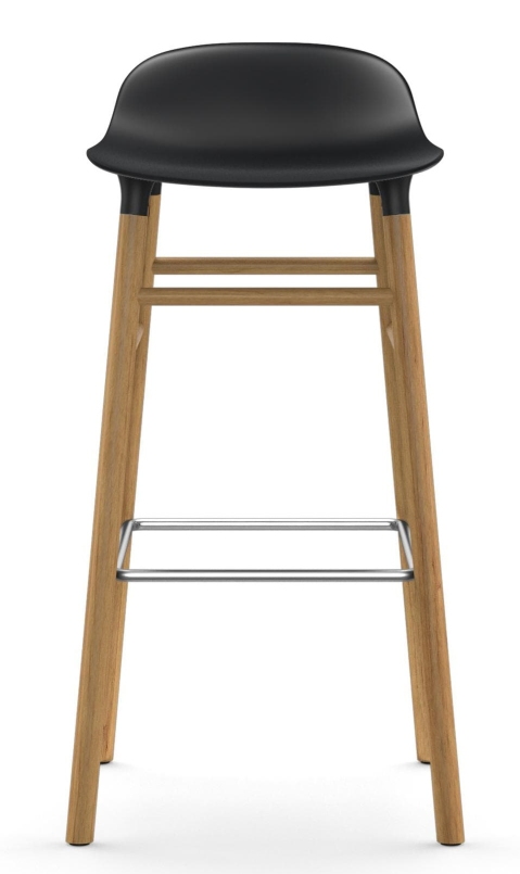 Form Barstool  H 75 cm Wood Normann Copenhagen