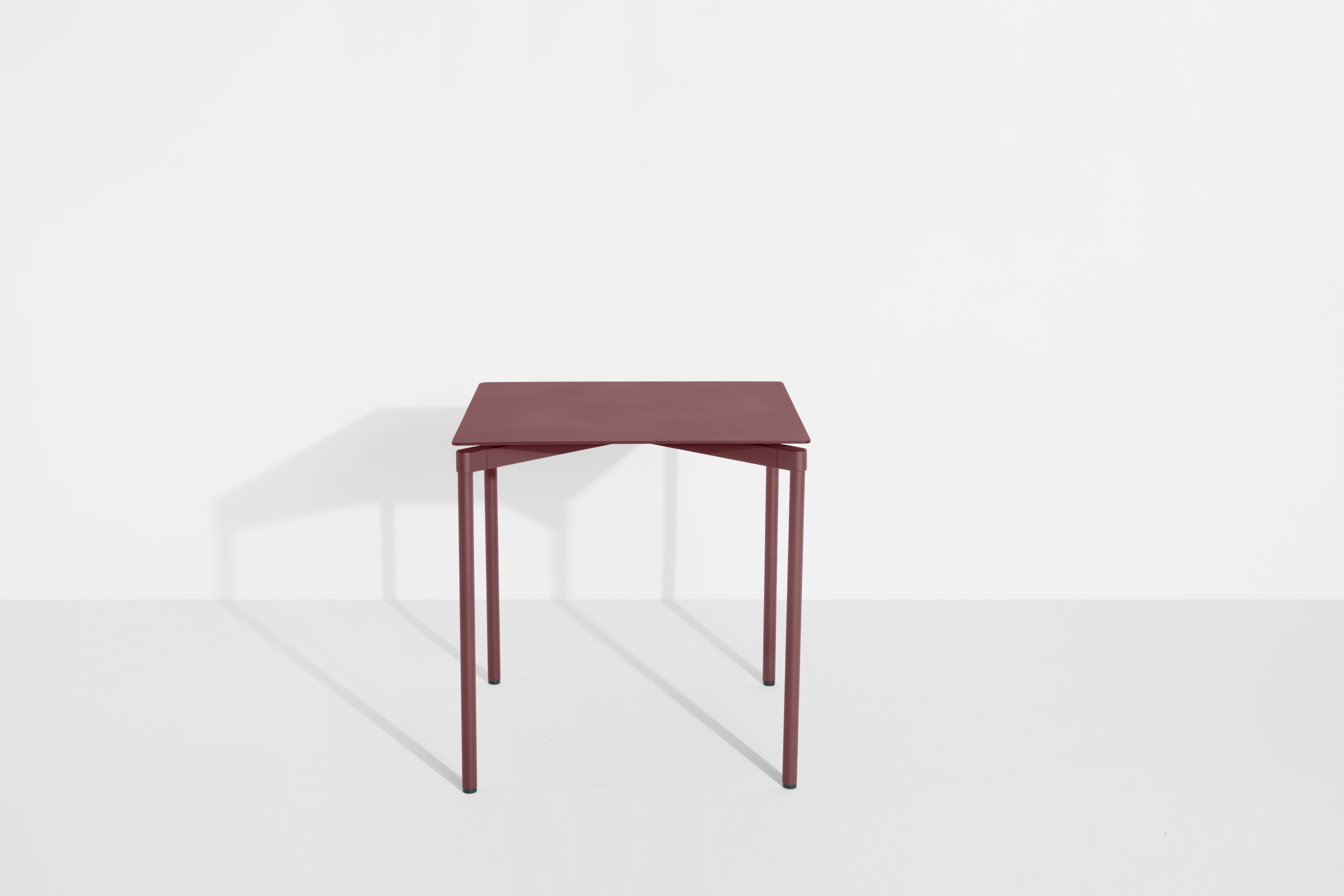 Fromme Dining Table Square Dining Table Petite Friture Brown red Fromme Dining Table Square Dining Table Petite Friture Brown red