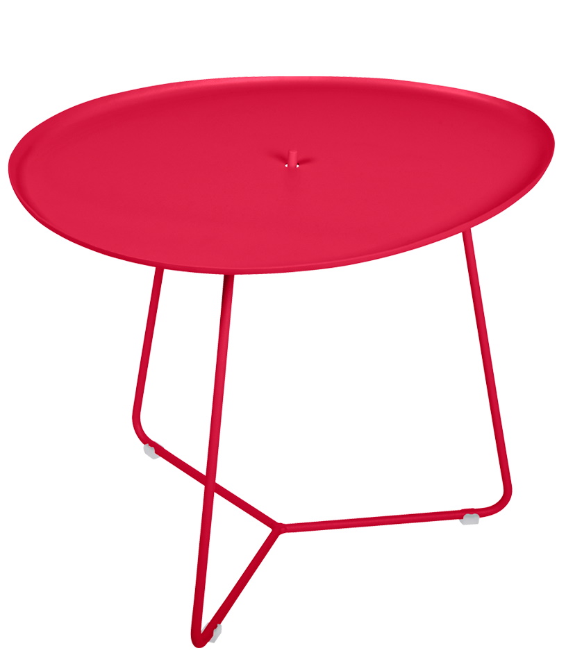 Cocotte small outdoor table Fermob Poppy red Cocotte small outdoor table Fermob Poppy red