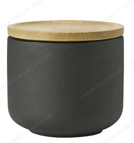 Theo Tea Mug with Coaster Black Stelton SINGLE PIECES