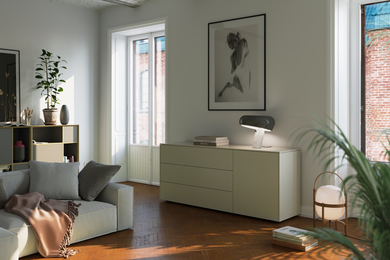 Aventa sideboard Müller Möbelwerkstätten favourite combination 1 