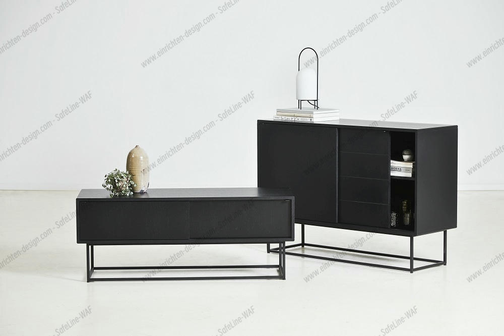 Virka Sideboard low Woud black