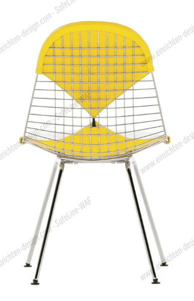 DKX-2 Wire Chair Chair with Seat and Back Upholstery Vitra