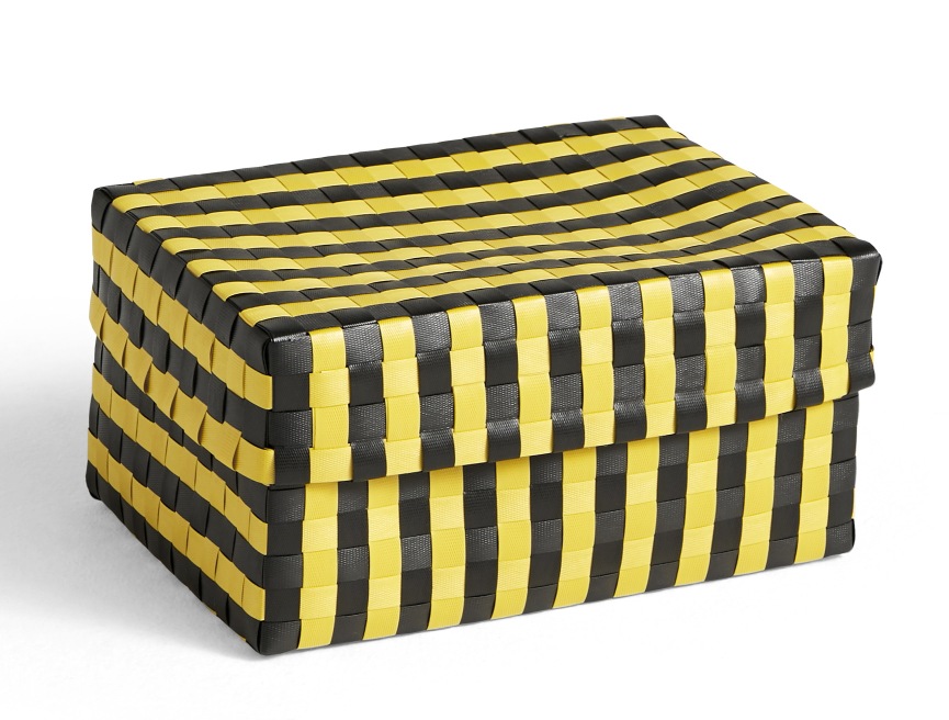 Maxim Stripe Box S Yellow and Black Hay SINGLE PIECES