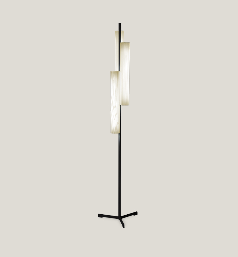 Black Note Triplet Floor LED floor lamp LZF Lamps