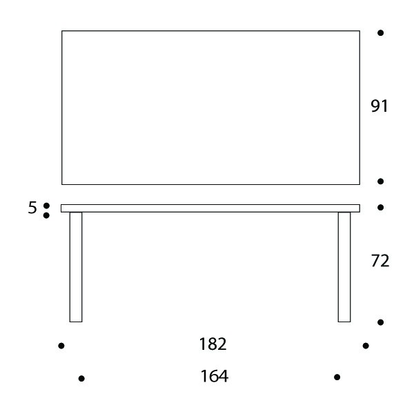 83 Table Artek