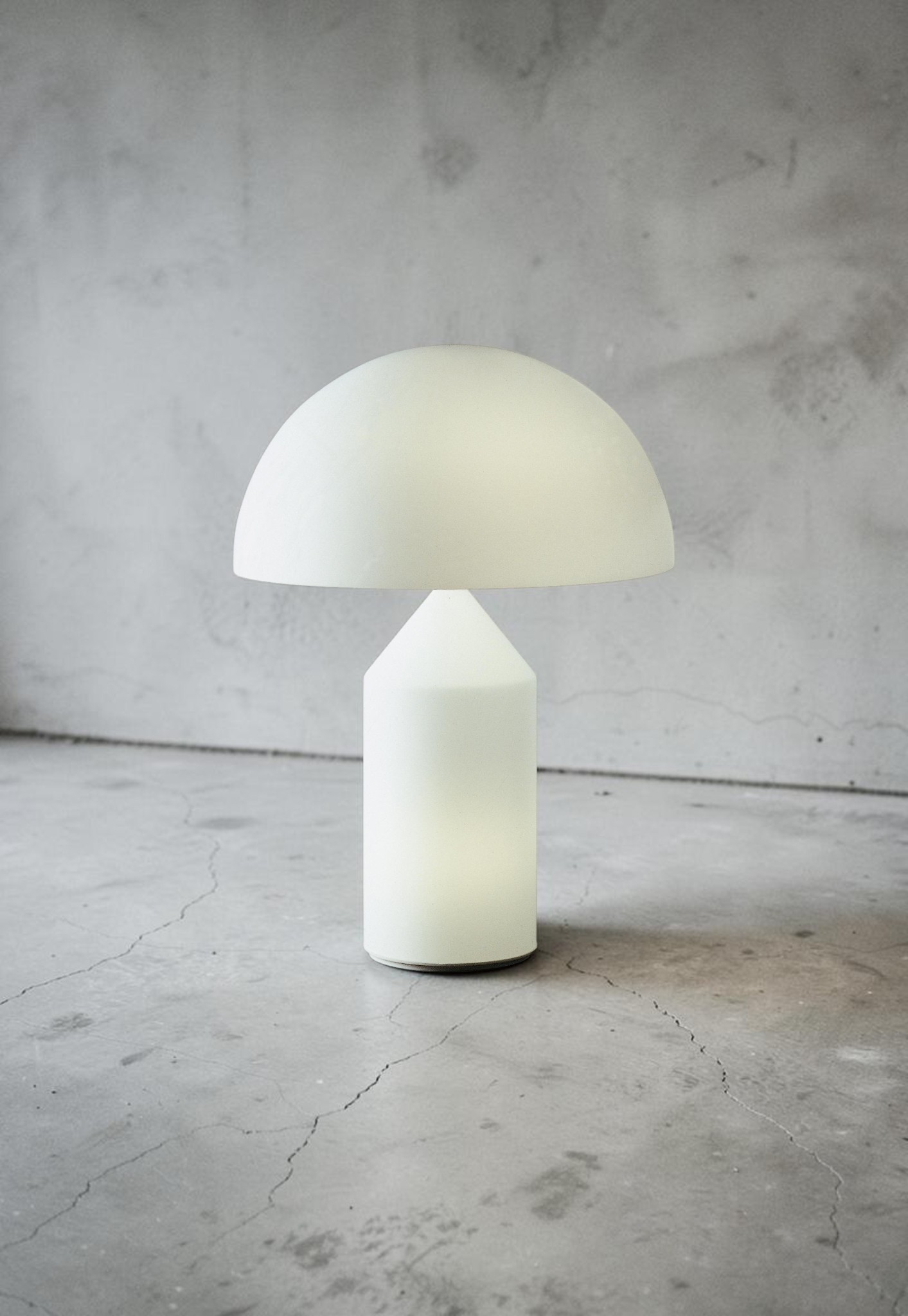 Atollo Table Lamp Murano Glass Oluce