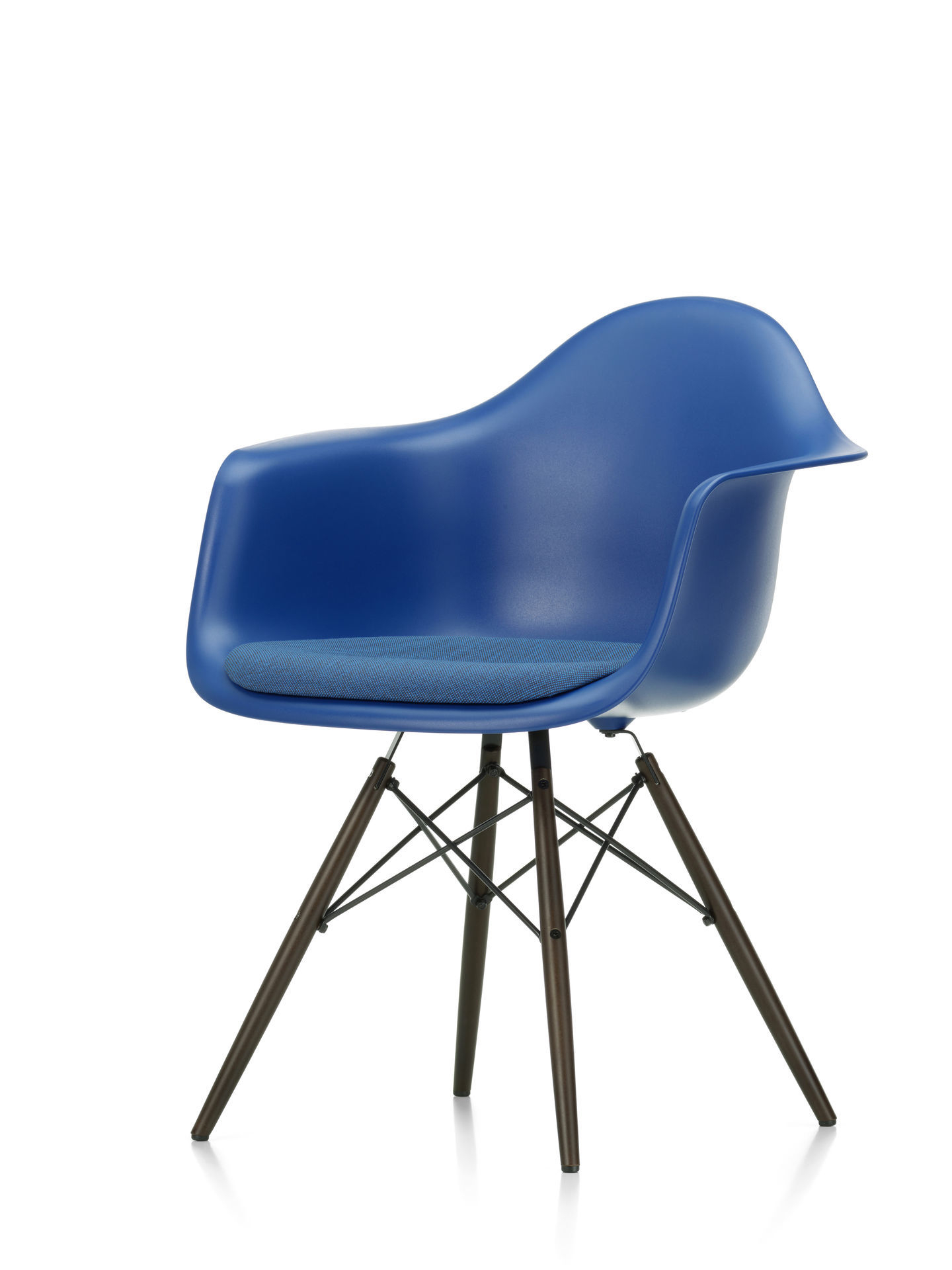 Eames Plastic Arm Chair DAW Chair with Seat cushion Vitra