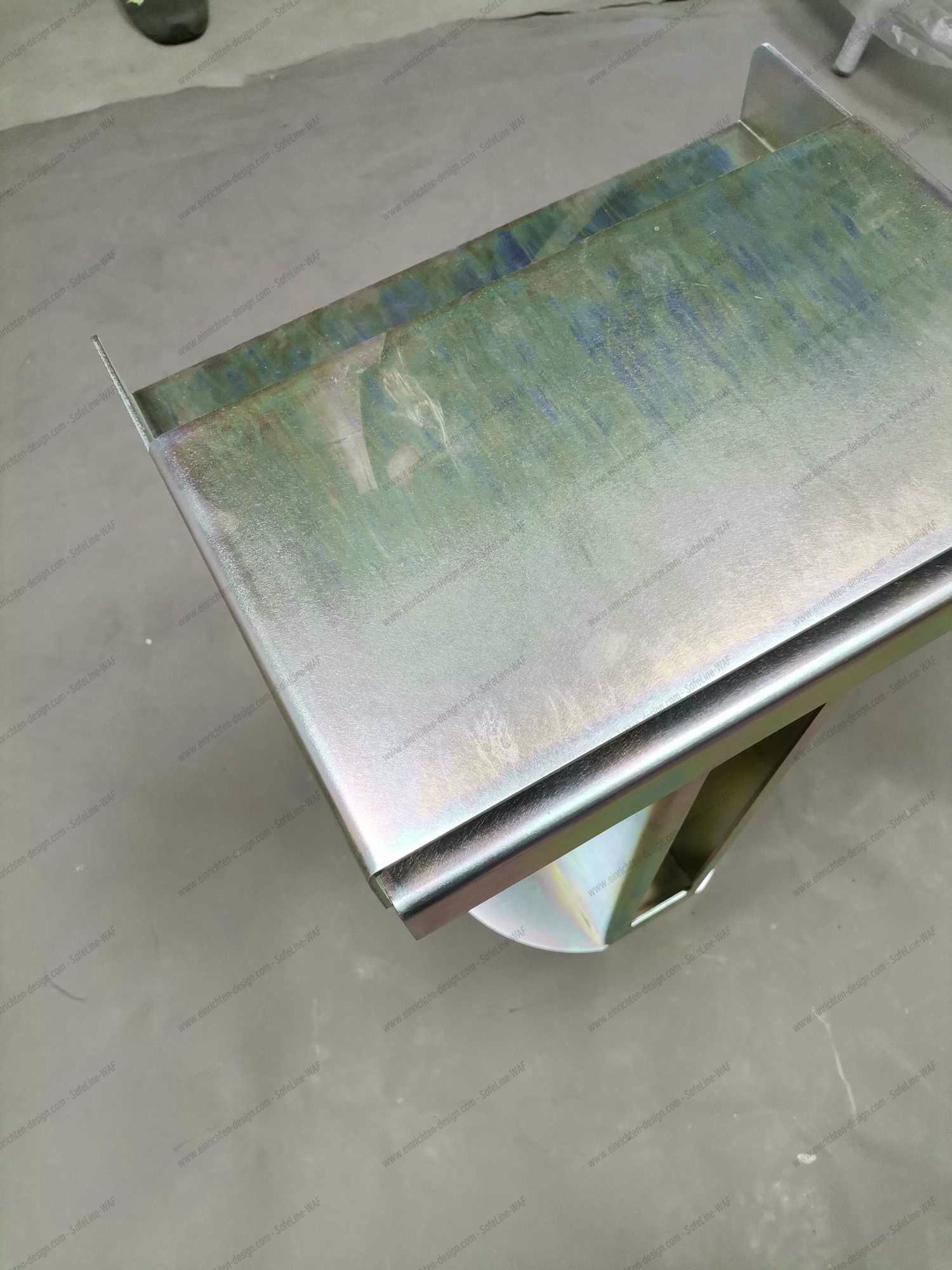 Meta Side Table CHROME YELLOW Side table New Tendency IMPERFECT ITEMS