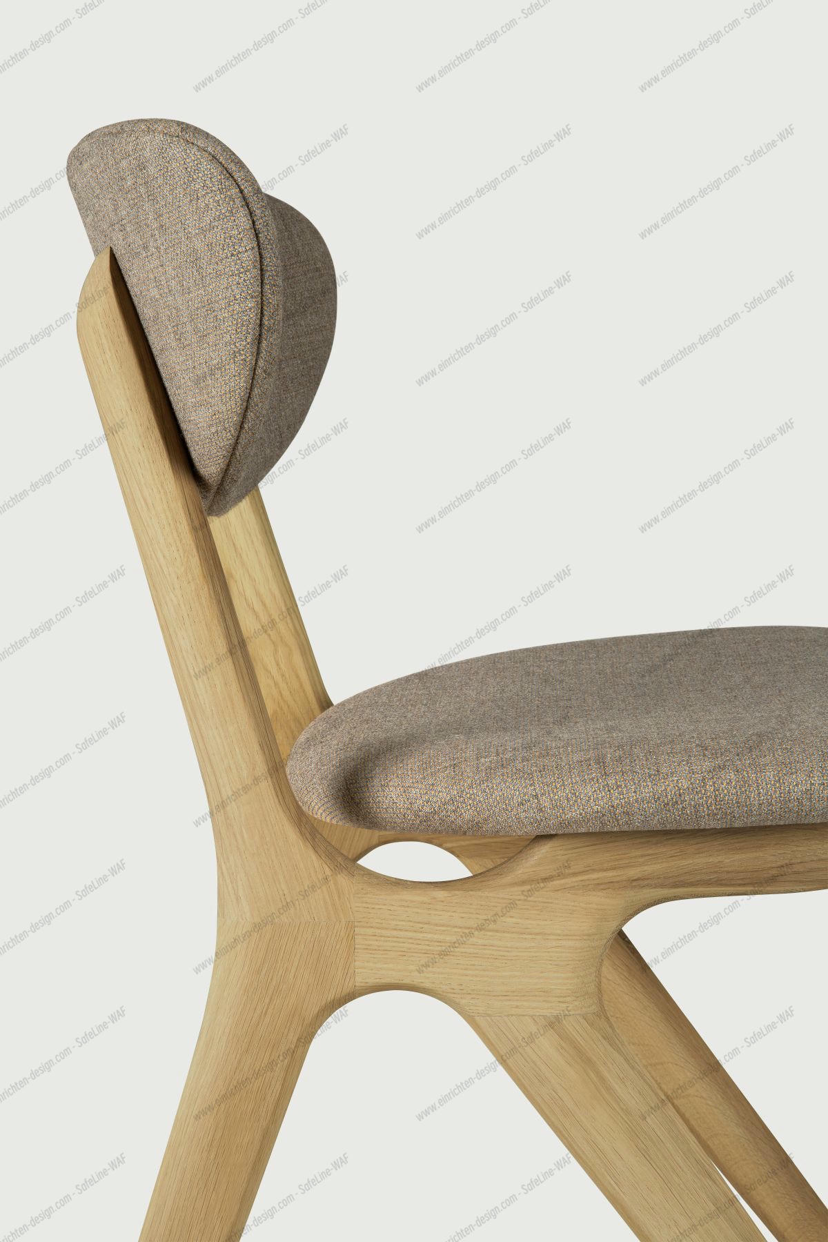 Eye chair lacquered oak - Warm Grey Ethnicraft