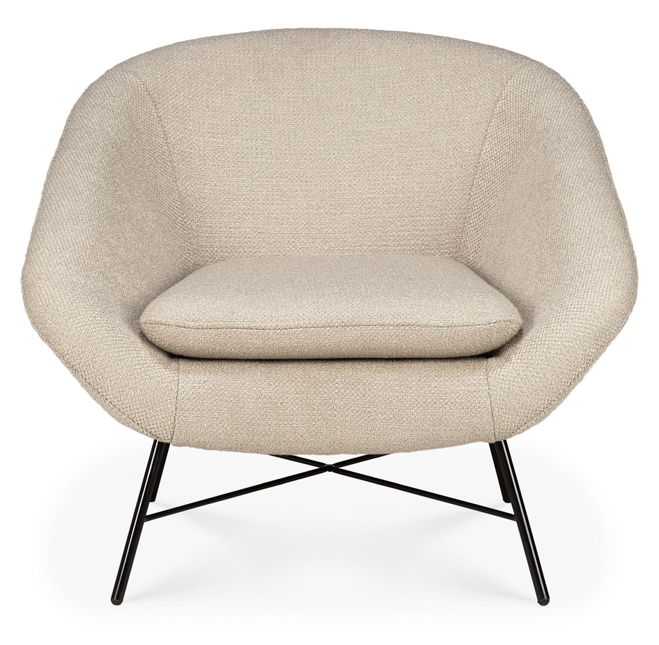 Barrow Lounge Chair off white Ethnicraft
