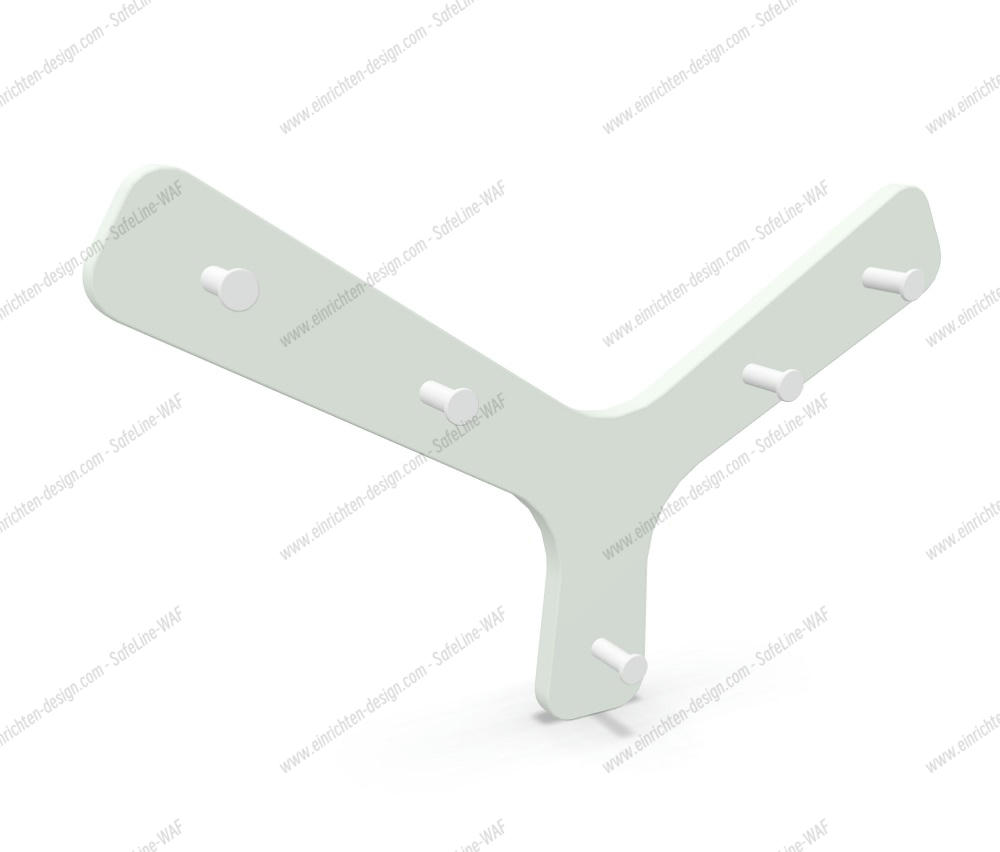 Branch Wall Coat Rack White Cascando