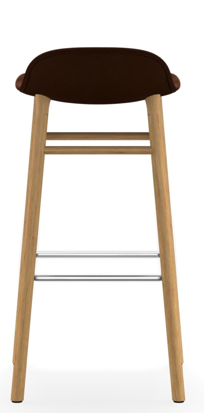 Form Barstool  H 75 cm Oak Upholstered Normann Copenhagen