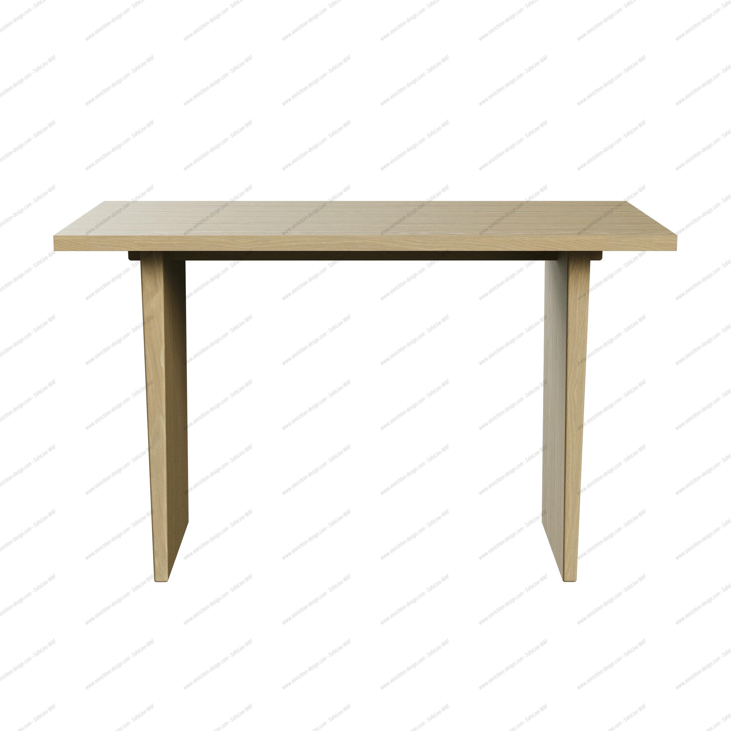 Private Desk Light Stained Oak Veneer Gubi