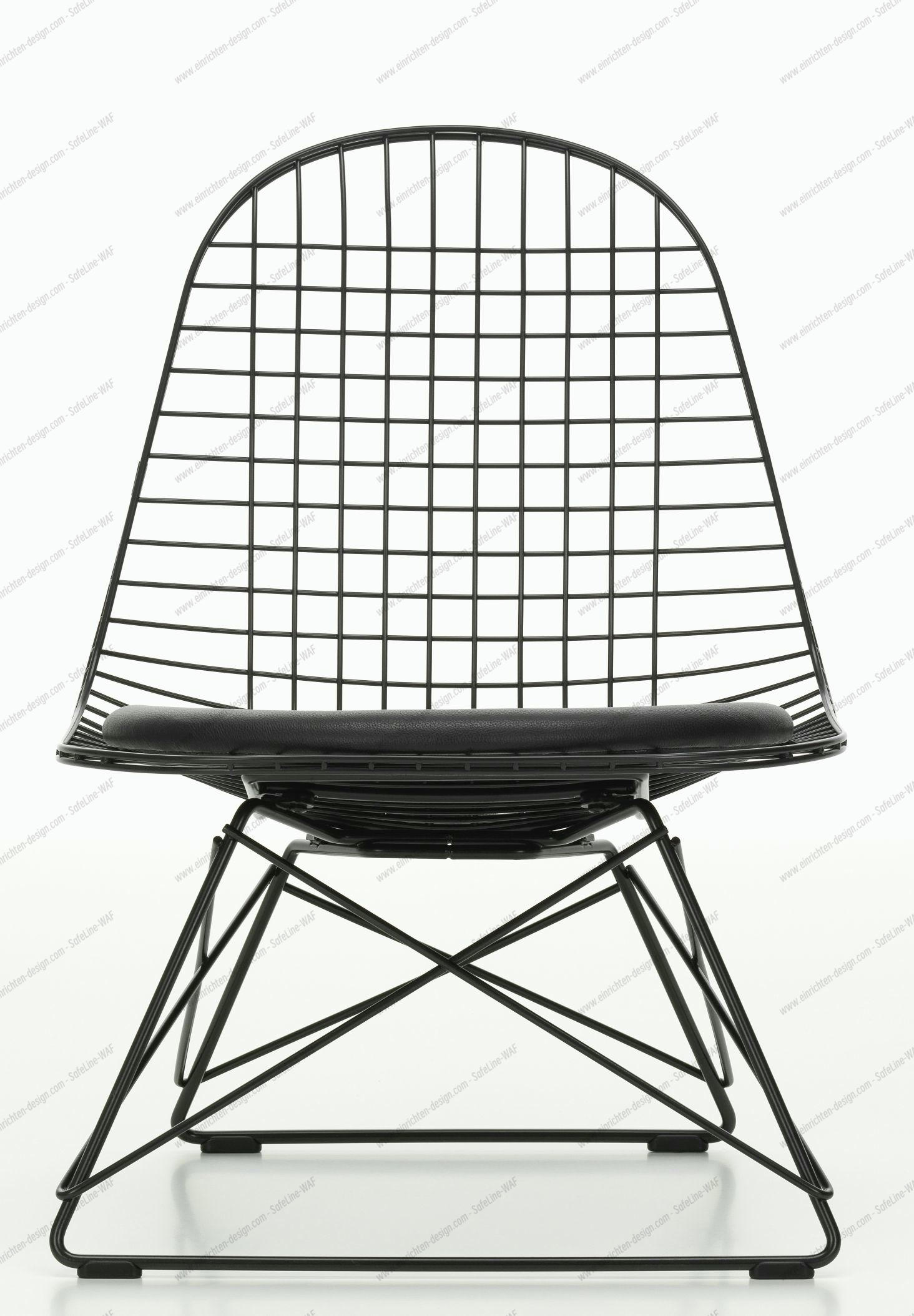 LKR-5 Wire Chair Chair with Seat Cushion Vitra