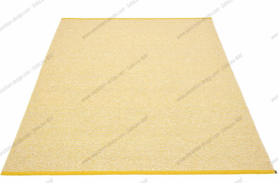 Effi Plastic Rug 230x320 cm Pappelina Mustard