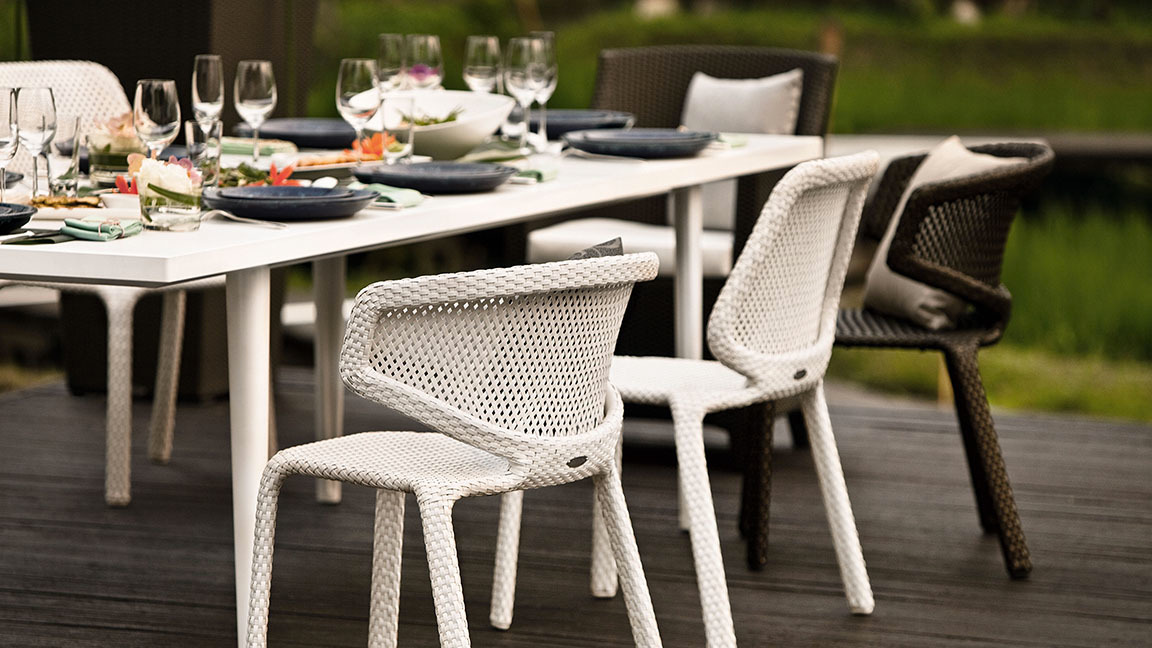 Seashell Armchair chalk Dedon