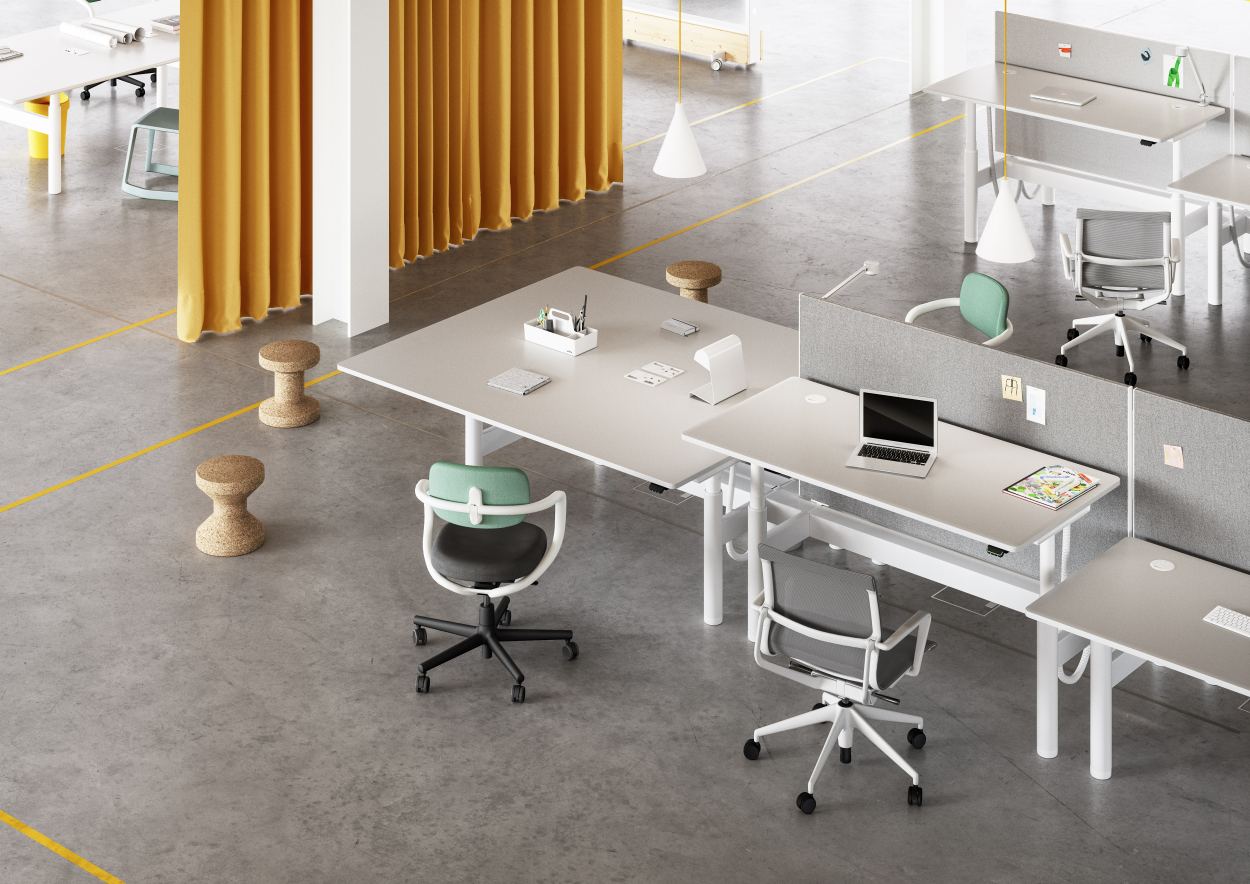 Tyde 2 Sitting and Standing table 140 cm Vitra
