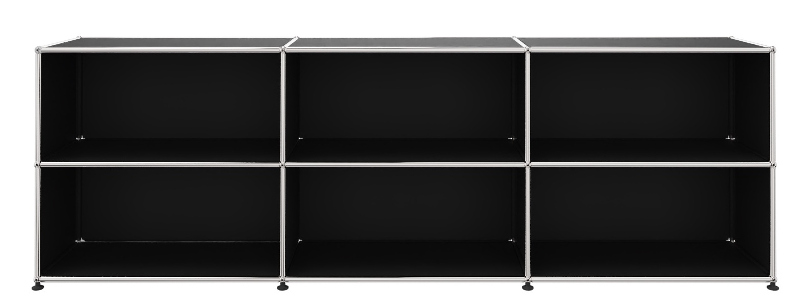 USM Haller Shelf H 75 cm Graphite black - FAST DELIVERY
