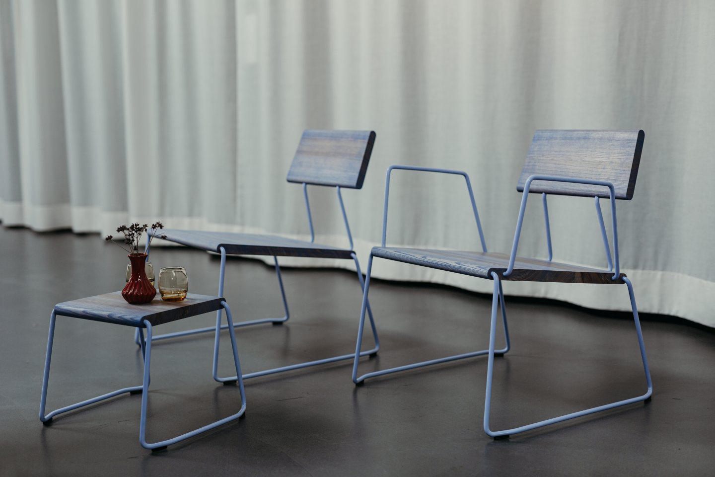 D:008 Lounge Chair with Armrests Fuchs & Habicht