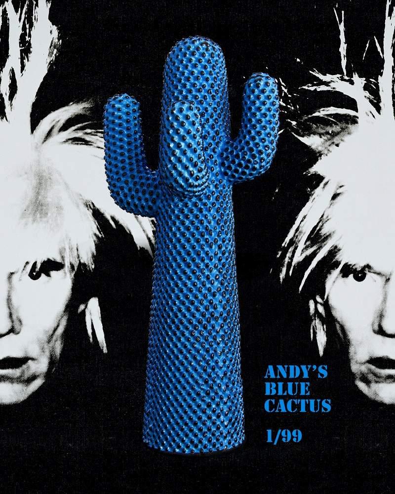 ANDY WARHOL X GUFRAM Andy's Cactus Wardrobe Gufram LIMITED EDITION SINGLE PIECES
