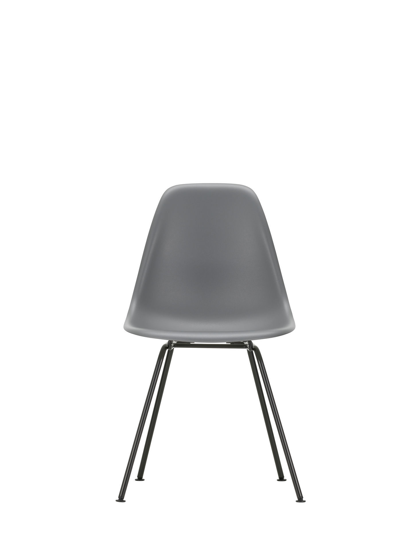 Eames Plastic Side Chair DSX Chair Vitra Chrome - White