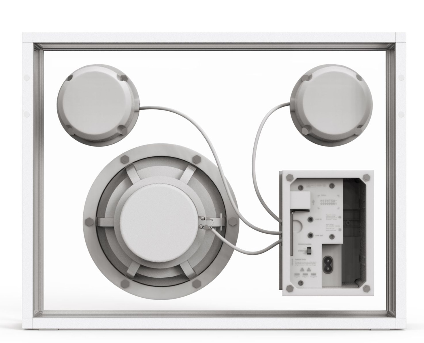 Transparent loudspeaker Transparent