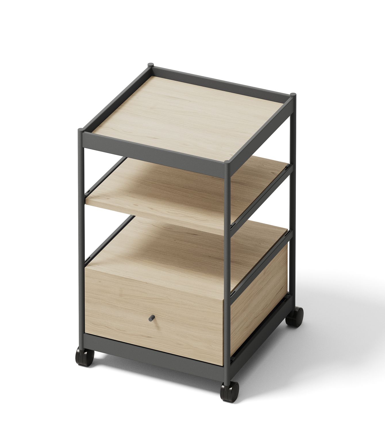 Beside Office Trolley shelving unit / chest of drawers Mizetto QUICK SHIP