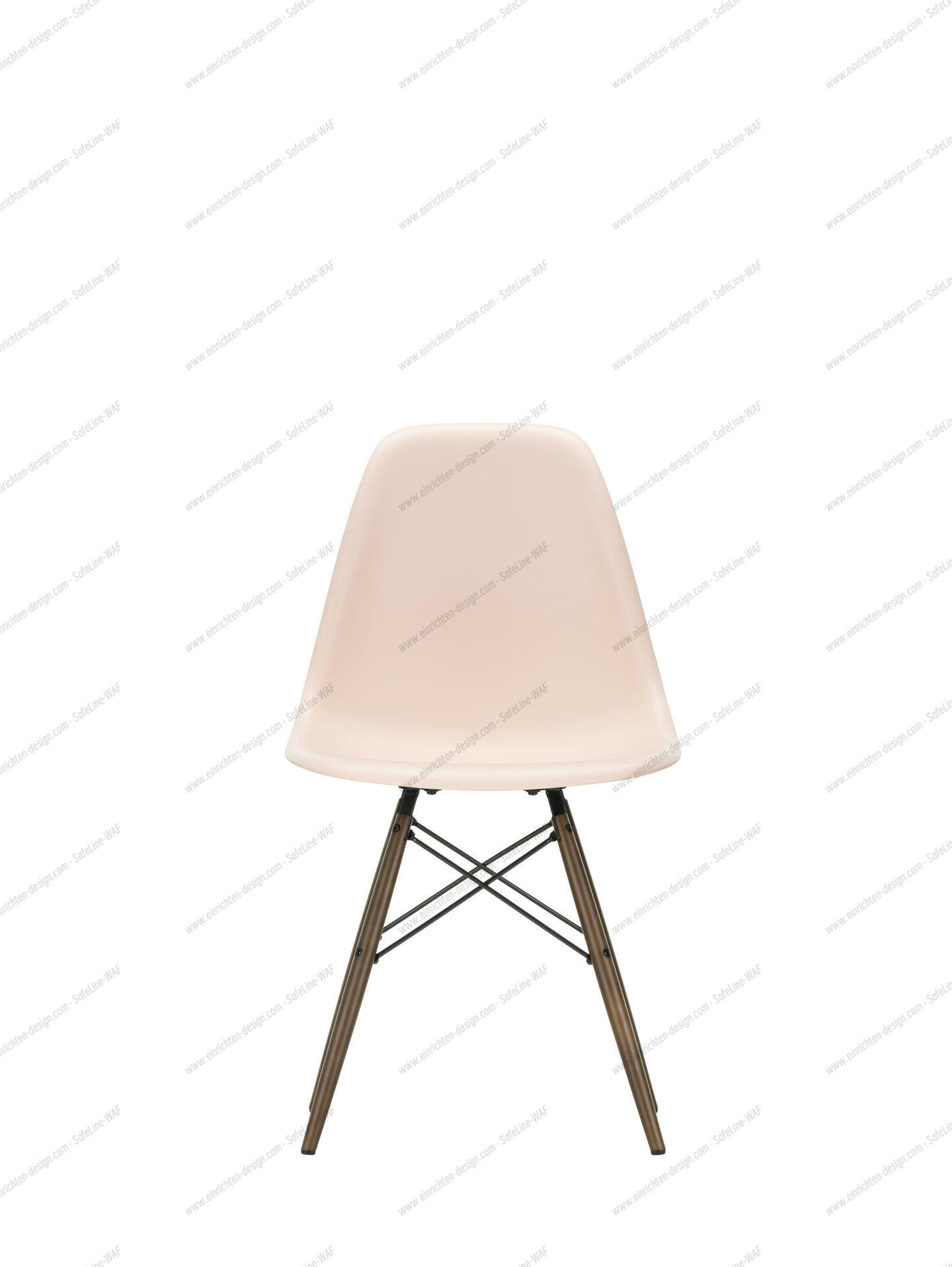 Eames Plastic Side Chair DSW Chair Vitra Maple yellowish-Deep black