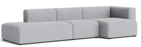 Mags Sofa 3-seater Combination 4 with armrest right Hay 