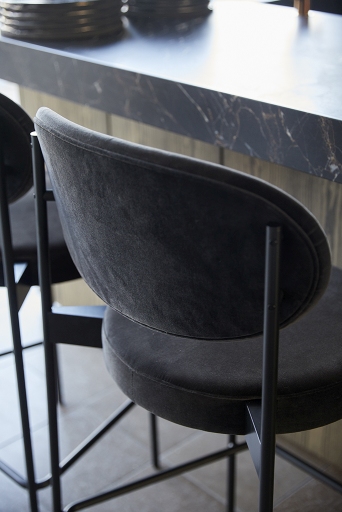 Series 430 Bar Stool Bar stool 75 cm BLACK / REMIX 123 Verpan SINGLE PIECES