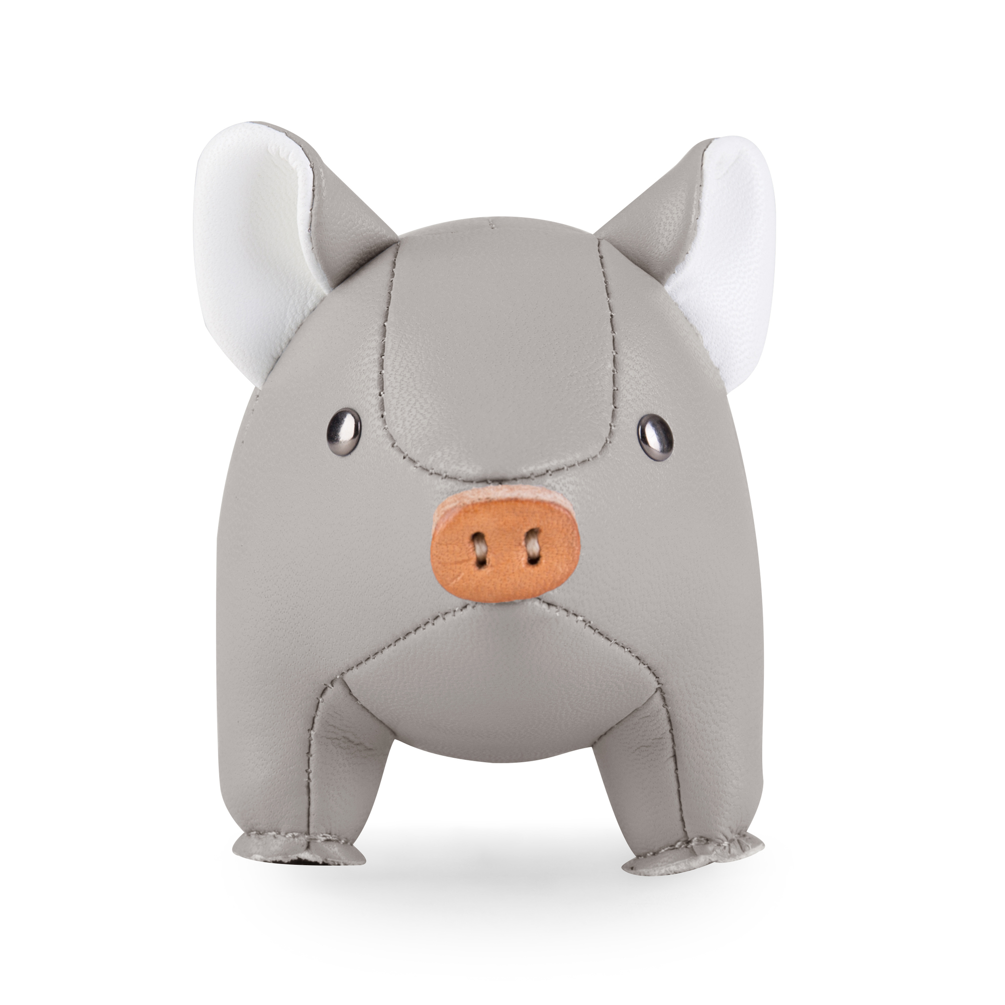 Paperweight Classic Pig Grey/White Züny