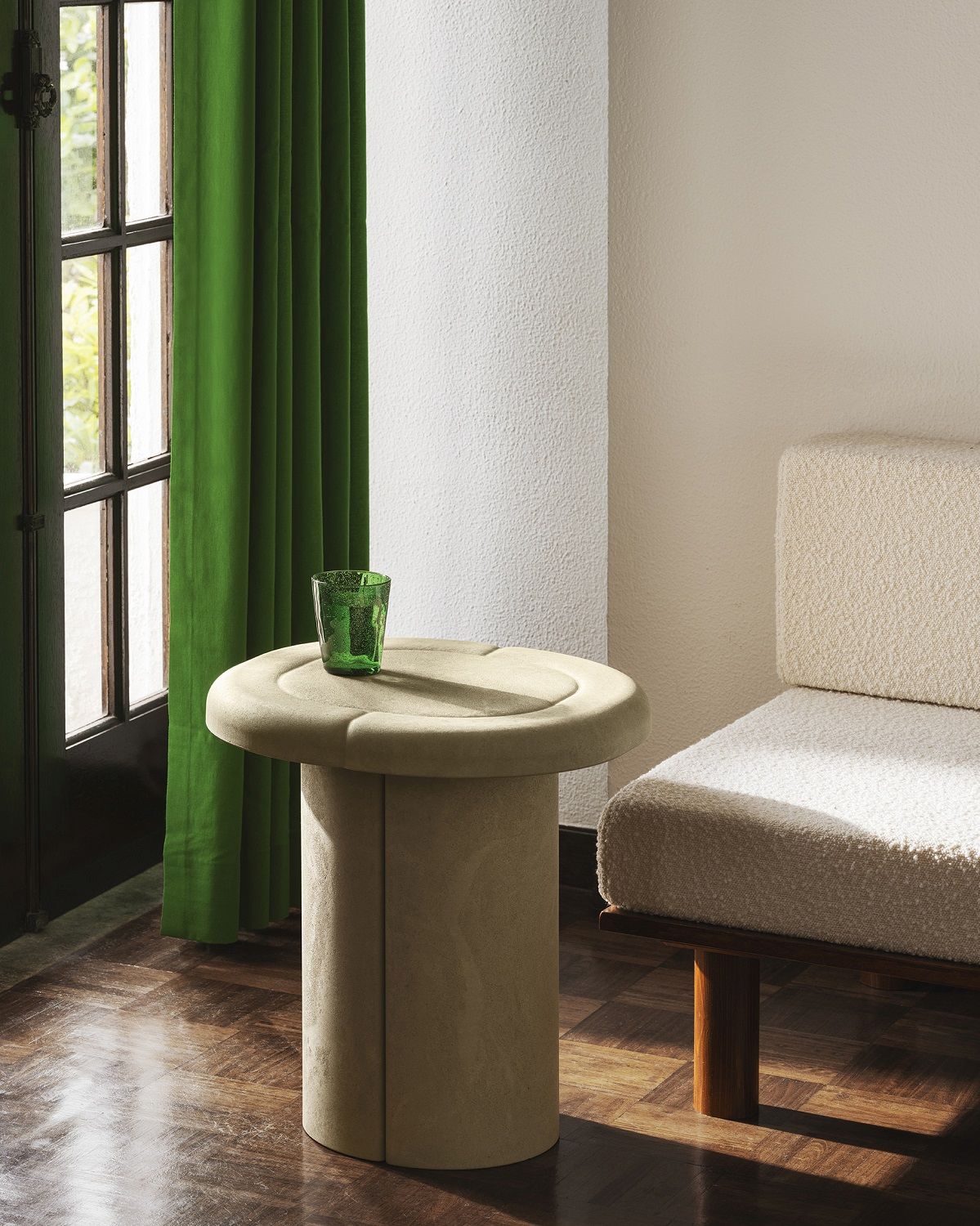 Alder Side Table Indoor / Outdoor Mater