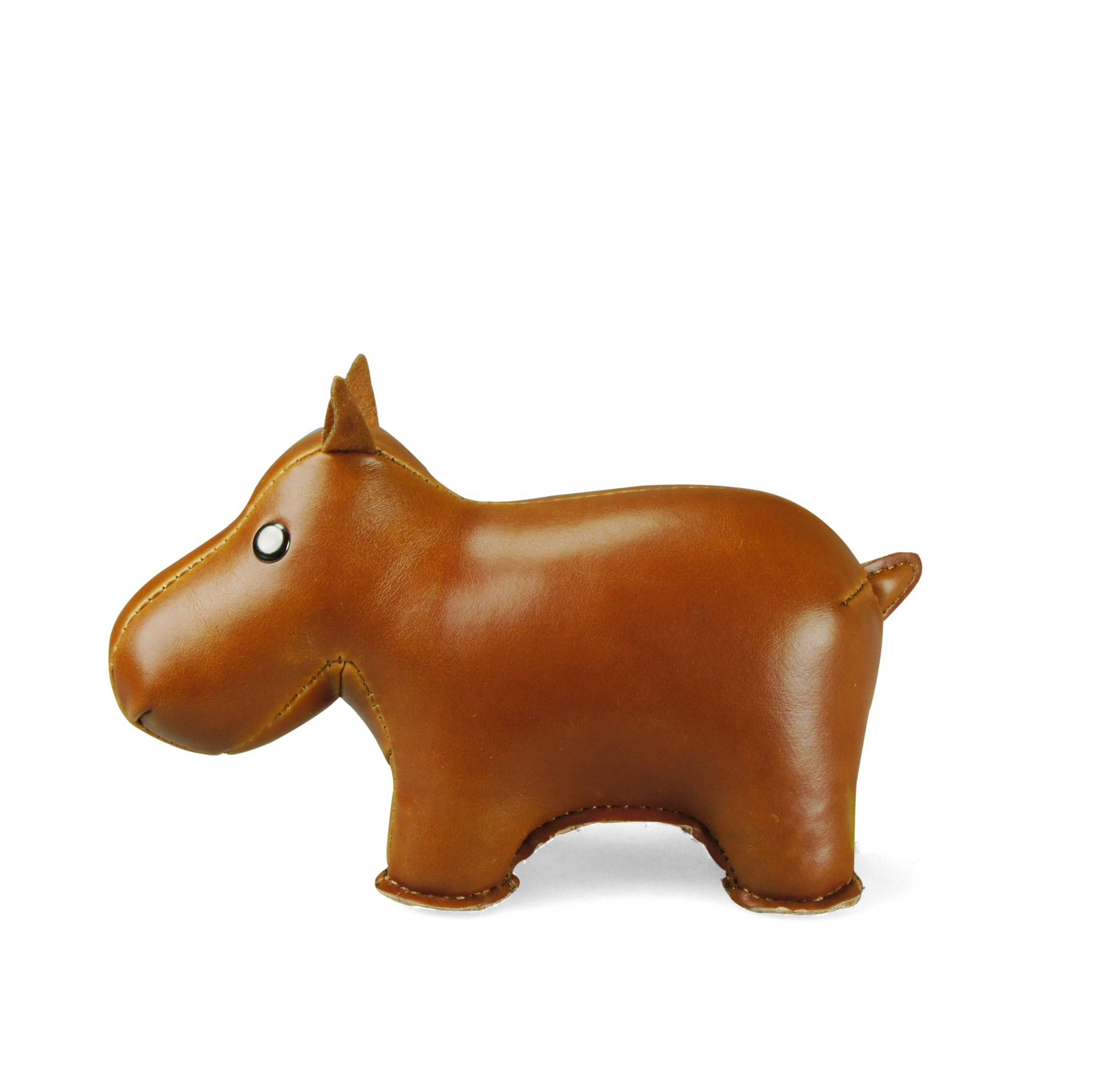 Paperweight Classic Hippo Tan/White Züny