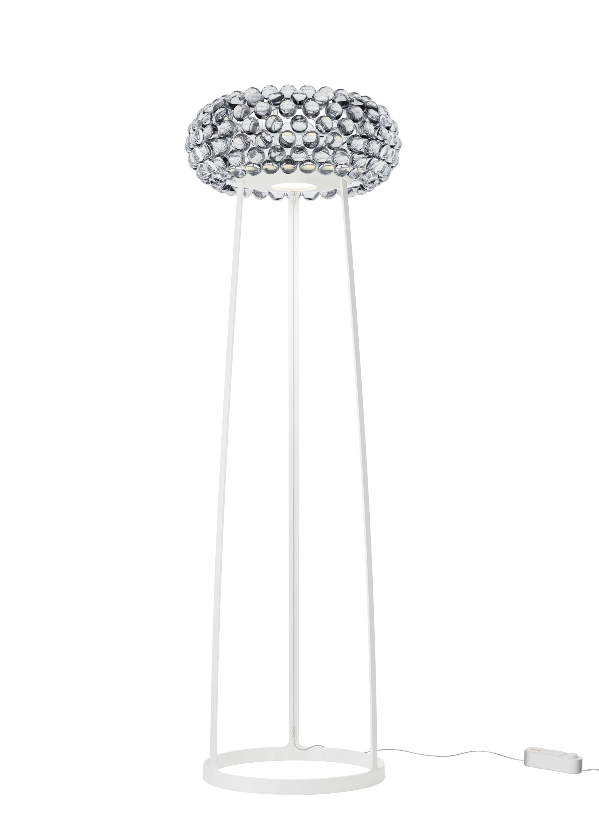 Caboche Plus Floor lamp Media - Transparent Foscarini