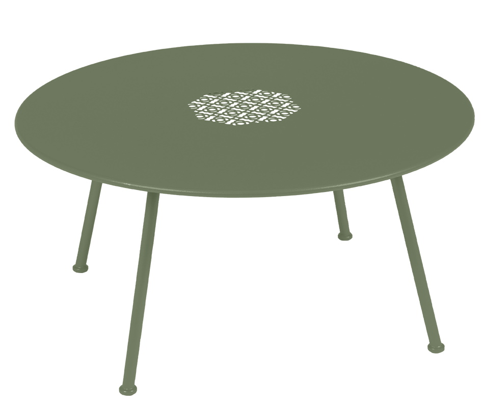 Lorette Low Outdoor Side Table / Coffee Table Ø 80 cm Fermob 