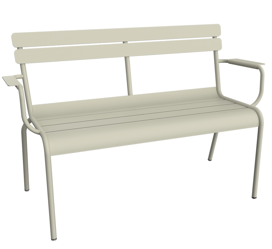 Luxembourg 2-Seater Garden Bench Outdoor Fermob