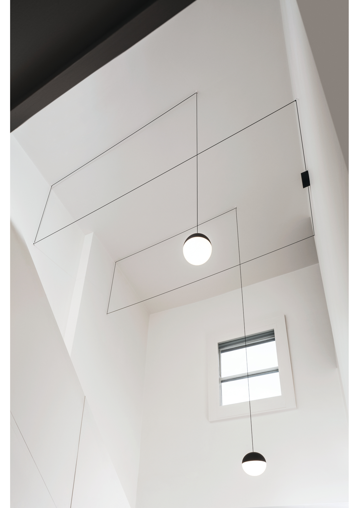 String Light Wall or ceiling Rose Flos