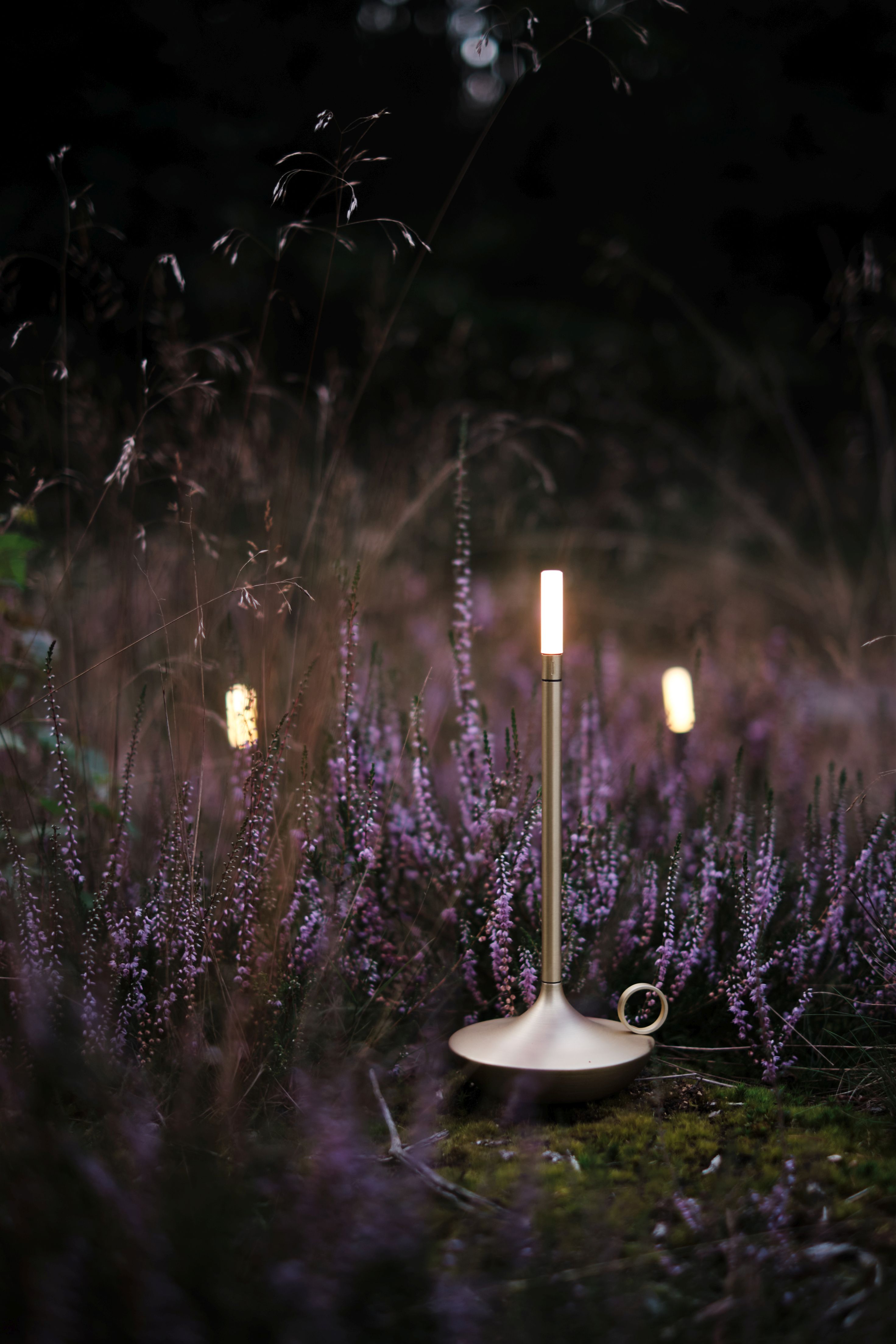 Wick Portable light / Tample lamp with USB Graypants