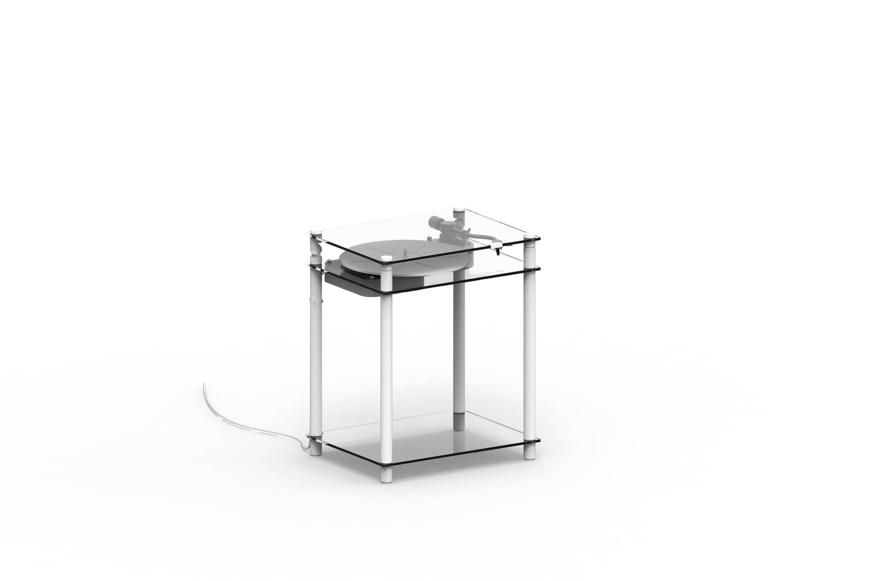 Transparent turntable Transparent