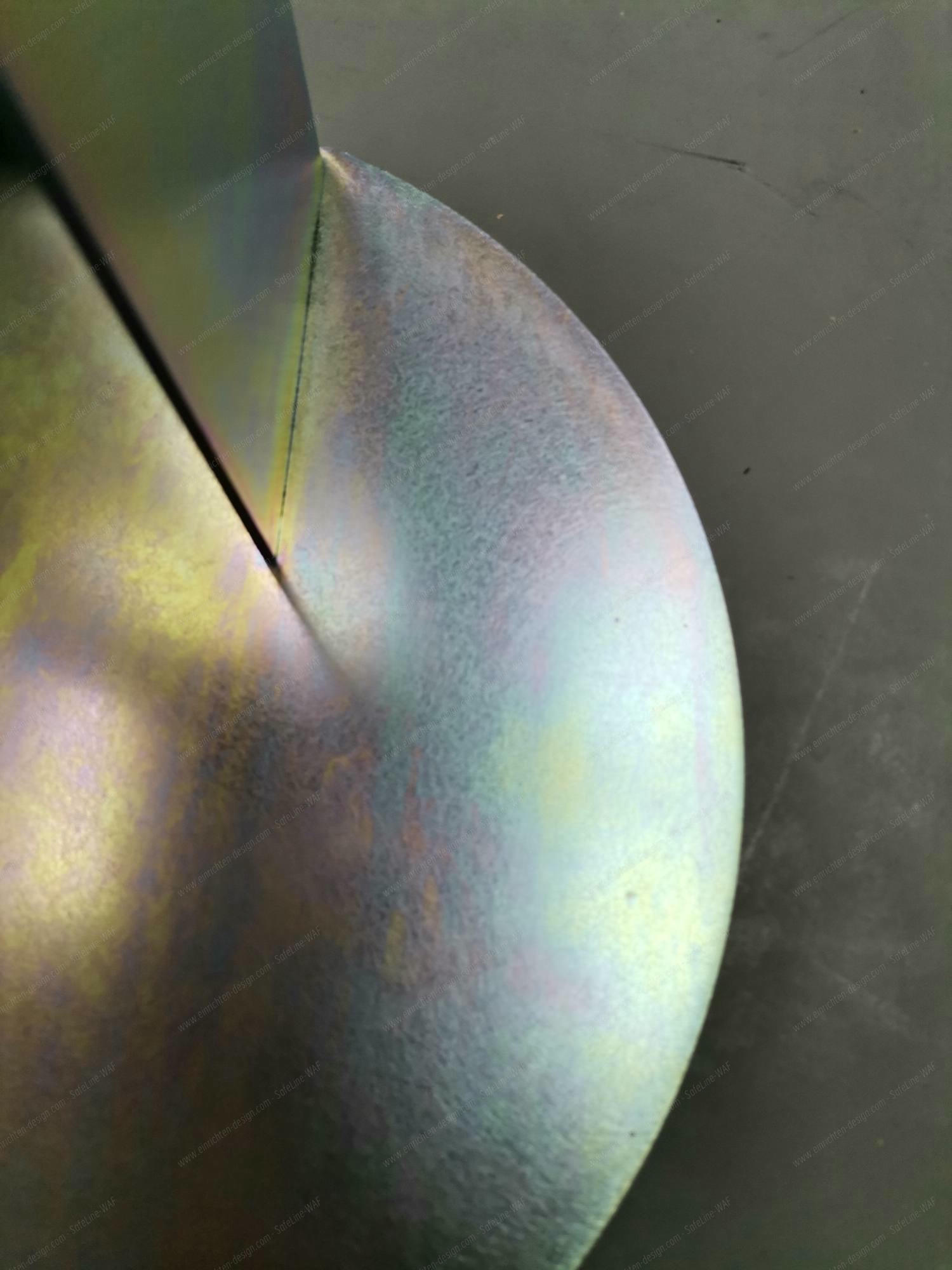 Meta Side Table CHROME YELLOW Side table New Tendency IMPERFECT ITEMS