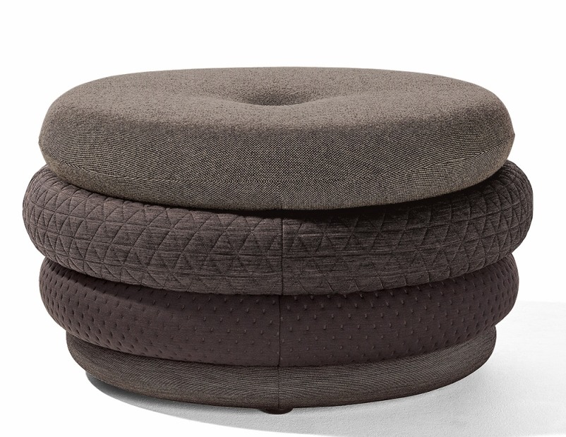 Fat Tom Pouf Lounge - Stool without legs Richard Lampert Brown