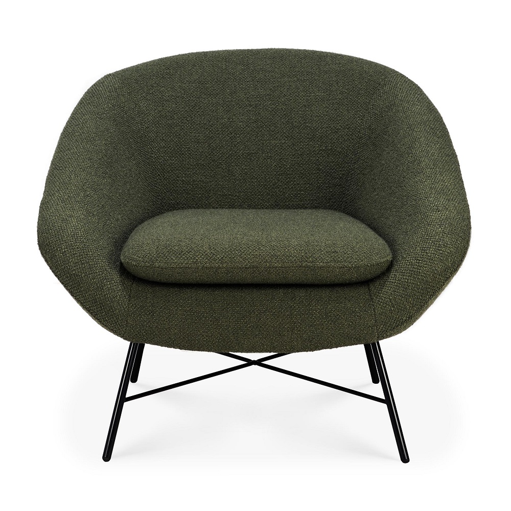 Barrow Lounge Chair Ethnicraft pine green